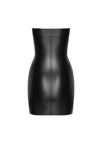 Mini robe bustier Wild F317 wetlook effet croco