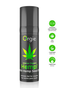 Gel intime d'excitation Hemp Intense Orgasm 15ml