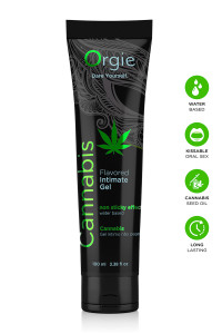 Lubrifiant eau Lube Tube Cannabis 100ml