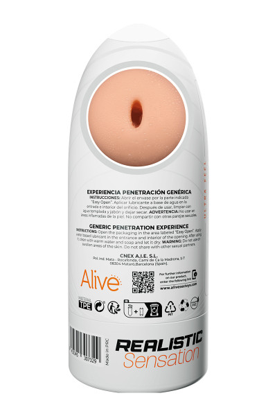 Masturbateur Flex Généric Experience - Alive