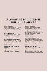 Huile stimulante au CBD Slow Sex - Bijoux Indiscrets