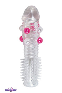 Gaine de pénis Silicon Sleeve Clear