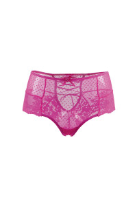 Tanga sexy rose à laçage