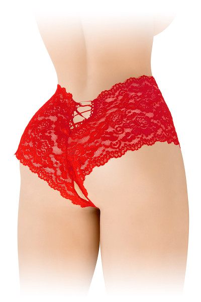 Boxer ouvert Julia - rouge