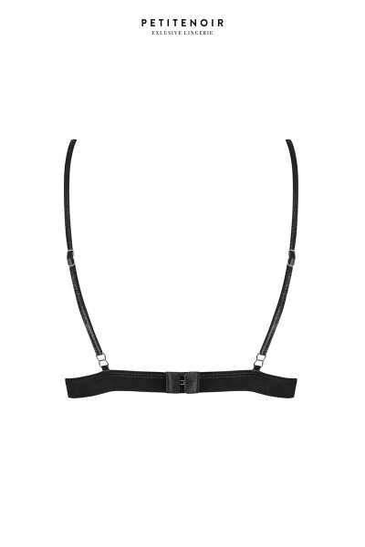 Soutien-gorge triangle dentelle et velours