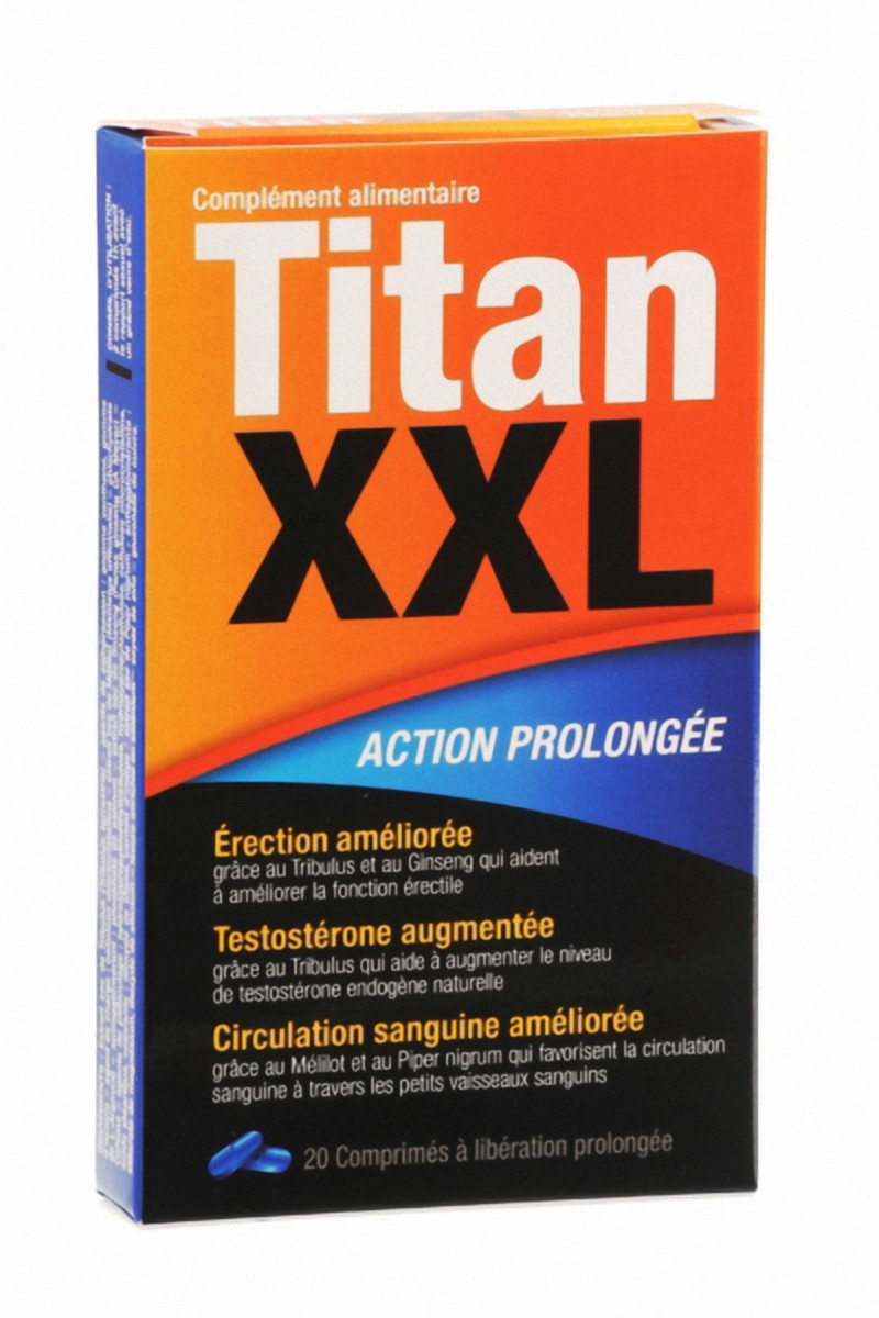 Titan XXL (20 comprimés) - stimulant sexuel