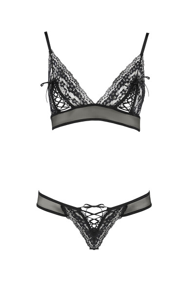 Ensemble sexy Erza noir - Passion
