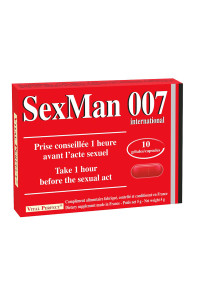 Aphrodisiaque SexMan 007 (10 gélules)