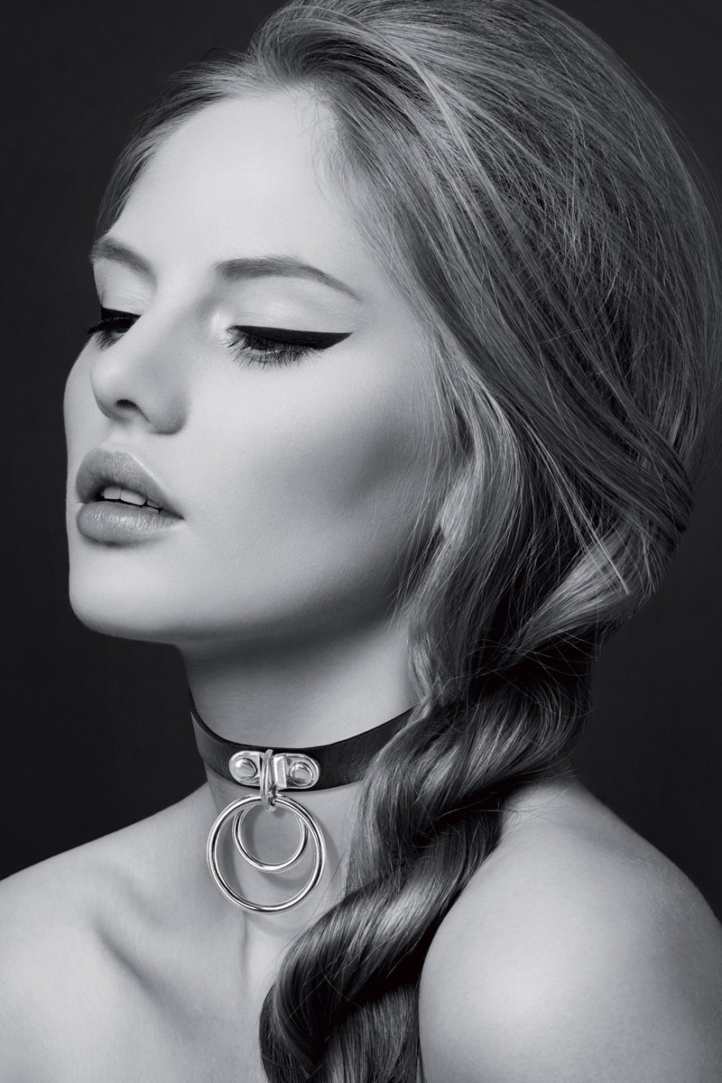 Collier Fetish avec double  anneau - Bijoux pour Toi