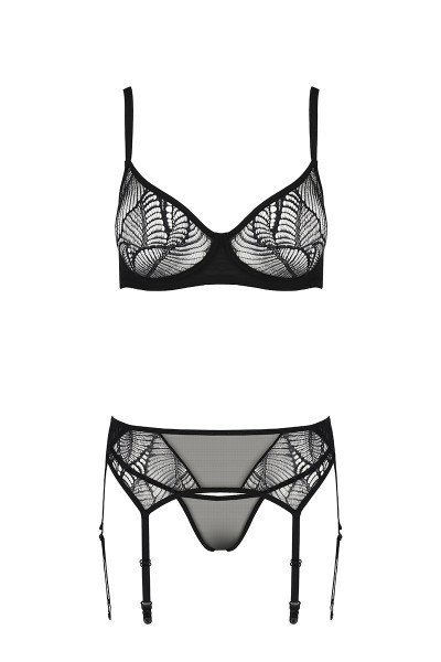 Ensemble à jarretelles Leafa - Passion ECO Collection