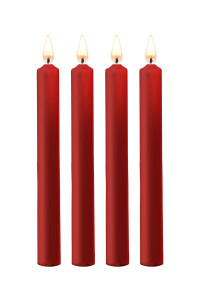 4 bougies SM rouges Large - Ouch!
