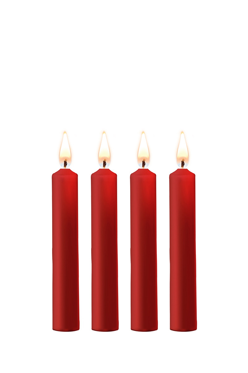 4 bougies SM rouges - Ouch!