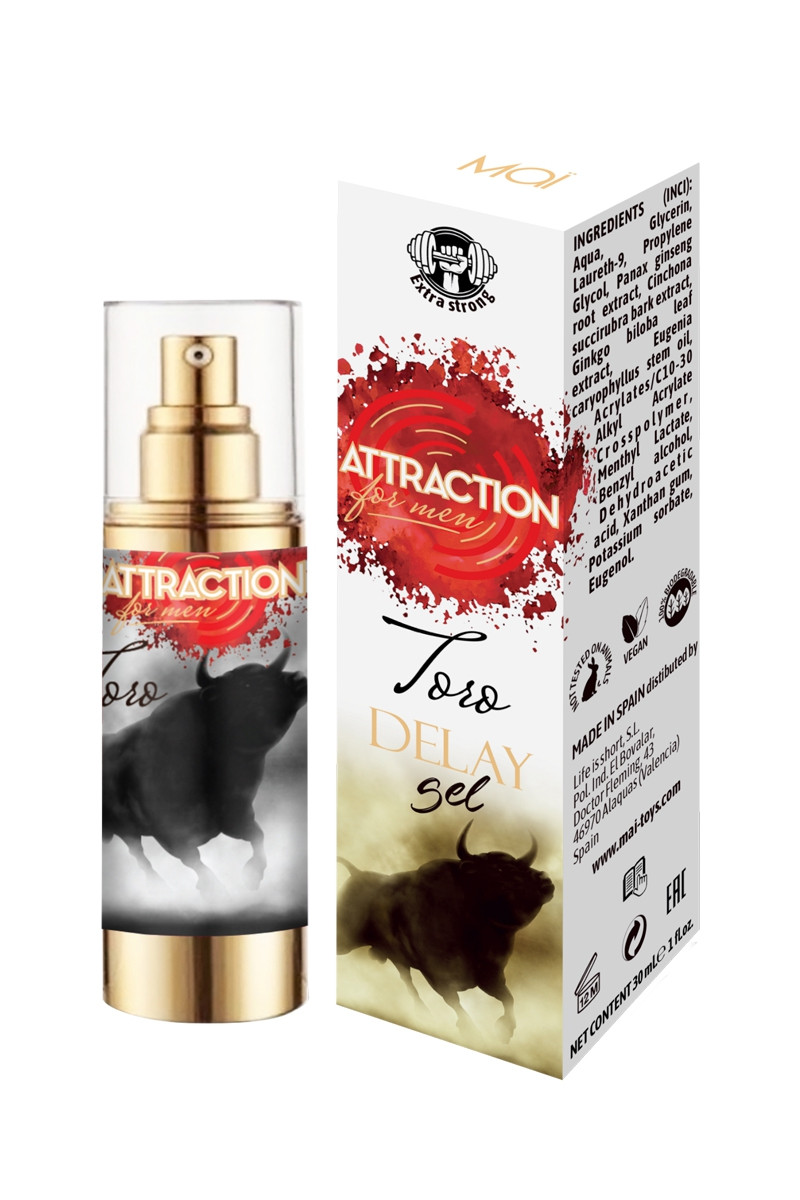 Gel retardant Toro  Extra fort 30ml - Attraction