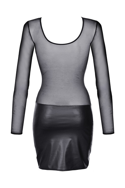 Robe noire V-9219 - Axami