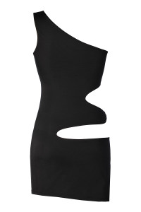 Robe noire V-9239 - Axami