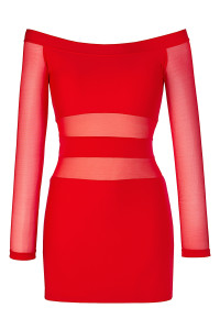 Robe rouge V-9299 - Axami