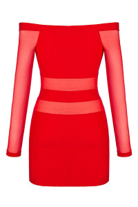 Robe rouge V-9299 - Axami