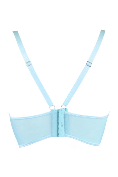 Soutien-gorge dentelle bleu V-10121 - Axami