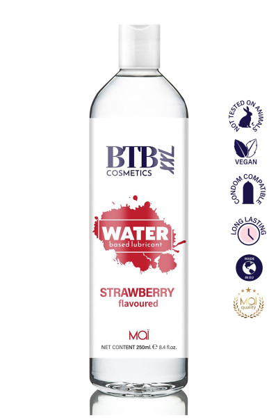 Lubrifiant parfumé Fraise 250 ml - BTB