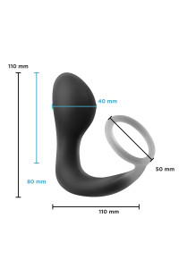 Plug prostatique avec cockring Renegade Slingshot